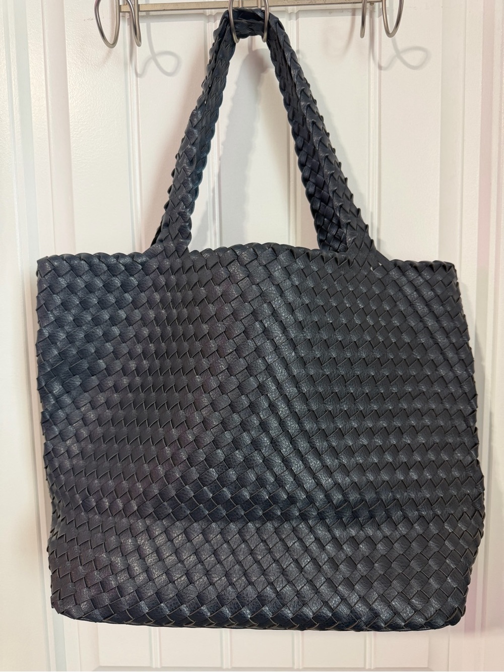 Isle Jacobsen Bag08 Black Woven Tote Bag
